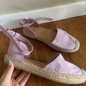 Lilac espadrilles